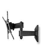 Nedis TVWM31BK 10 - 32 "  LCD TV / monitor fali tartó konzol, dönthető, forgatható, faltáv: 68 -370mm, 30kg