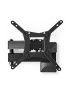 Nedis TVWM31BK 10 - 32 "  LCD TV / monitor fali tartó konzol, dönthető, forgatható, faltáv: 68 -370mm, 30kg