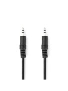 Nedis CAGL22000BK10 sztereo audio kábel, 3,5 mm jack dugó - 3,5 mm jack dugó, 1m