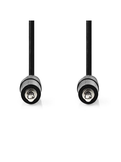 Nedis CAGL22000BK10 sztereo audio kábel, 3,5 mm jack dugó - 3,5 mm jack dugó, 1m