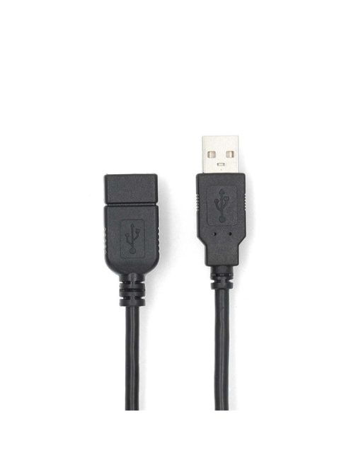 Nedis CCGL60010BK30 USB hosszabító / toldó kábel, USB 2.0 | USB-A dugó  USB-A hüvely  480 Mbps, 3m