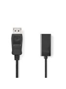 Nedis CCGB37150BK02 Display - HDMI adapter, 4K@30Hz Nikkelezett 0,20 m