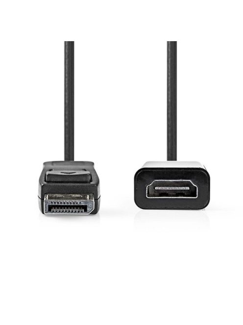 Nedis CCGB37150BK02 Display - HDMI adapter, 4K@30Hz Nikkelezett 0,20 m