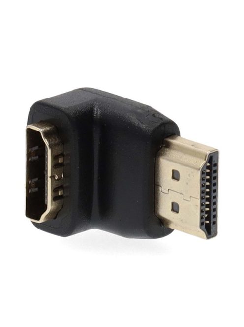 Nedis CVGB34901BK HDMI adapter, HDMI csatl HDMI kimen. aranyozott 90°-os, F/M-90