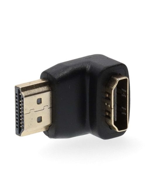 Nedis CVGB34901BK HDMI adapter, HDMI csatl HDMI kimen. aranyozott 90°-os, F/M-90