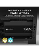 CORSAIR Tápegység Moduláris, RM850x, 850W, ATX 3.1, PCIe 5.1, 14cm, Cybenetics Gold
