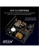 CORSAIR Tápegység Moduláris, RM850x, 850W, ATX 3.1, PCIe 5.1, 14cm, Cybenetics Gold