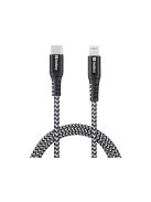 SANDBERG USB-C tartozék, Survivor USB-C PD Lighting kábel 1m