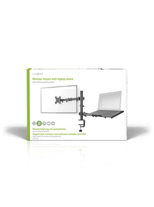 Nedis MMSISNB110BK asztali monitor tartó konzol és laptop állvány | 15-32" | 75x75 / 100x100