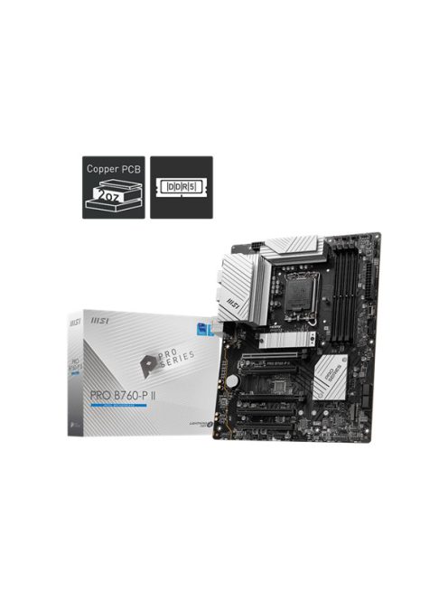 MSI Alaplap S1700 PRO B760-P II Intel B760, ATX