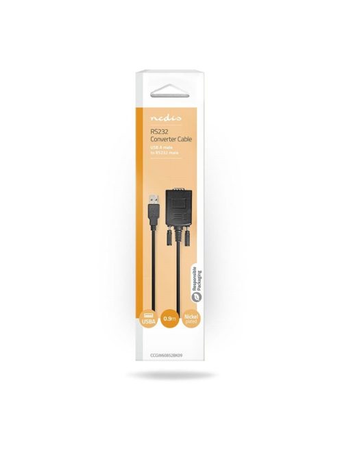 Nedis CCGW60852BK09, USB - RS232