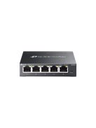TP-LINK Switch 5x1000Mbps Fémházas Easy Smart (Omada), ES205G