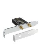 TP-LINK Wireless és Bluetooth 5.4 Adapter PCI-Express Dual Band BE9300, ARCHER TBE552E