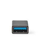 Nedis CCGB64915BK USB-C - USB-A adapter, USB C dugó - USB A aljzat, 5 Gbps, OTG