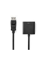 Nedis CCGB37351BK02 displayport dugó - HDMI aljzat adapter