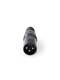 Nedis COTP15900BK szerelhető XLR dugó