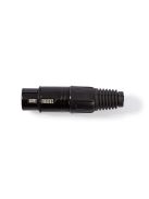 Nedis COTP15902BK szerelhető XLR aljzat