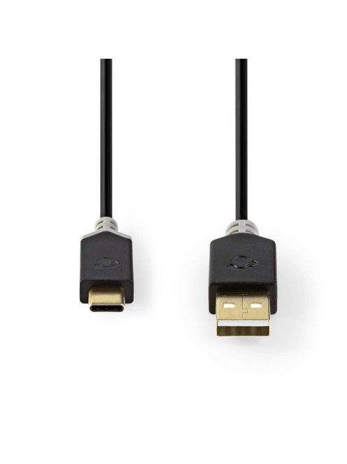 Nedis CCBW60600AT10 USB kábel, USB2.0 Gen 1, USB-A dugó - USB-C dugó, 60 W | 480 Mbps, 1 m