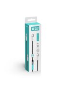 COLORWAY Kábel Type-C CW-CBPDCC061-BK, fonott pamut, PD Fast Charging 60W, 3,0A 1M fekete