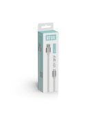 COLORWAY Kábel, USB dugasz Type-C CW-CBUC001-WH, dugó, 25 CM fehér