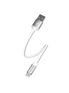 COLORWAY Kábel, USB dugasz Type-C CW-CBUC001-WH, dugó, 25 CM fehér