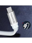 COLORWAY Kábel, USB dugasz Type-C CW-CBUC001-WH, dugó, 25 CM fehér