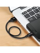 COLORWAY Kábel, USB CW-CBUM048-BK, MicroUSB 2.4A 25CM fekete