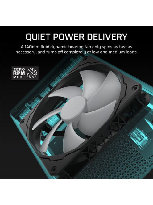 CORSAIR Tápegység Moduláris, HXi series 2025, HX1200i, 1200W, 14cm, ATX 3.1, PCIe 5.1, BOX, 80+ Platinum