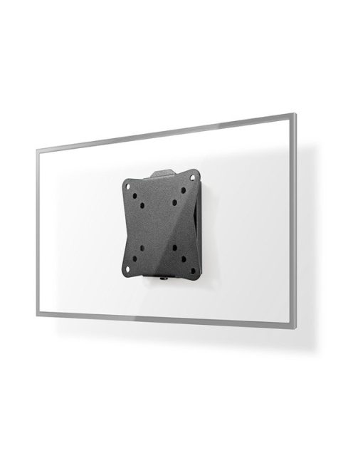 Nedis TVWM1010BK LCD TV / monitor fali tartó konzol, 13-27",  max. teherbírás 30 kg, faltáv:20mm, acél