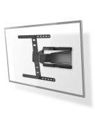 Nedis TVWM5560BK 43"- 90" LCD TV / monitor fali tartókonzol, maximum 50 kg, forgatható / dönthető, 2 forgáspont