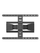Nedis TVWM5560BK 43"- 90" LCD TV / monitor fali tartókonzol, maximum 50 kg, forgatható / dönthető, 2 forgáspont