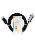 Nedis CCGL37100BK30 Displayport dugó - HDMI dugó kábel 1080p, 3m