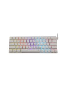   WHITE SHARK WAKIZASHI-2/W/BL-HU, GK-002223V2-W/BL-HU magyar fehér mechanikus gamer billentyűzet