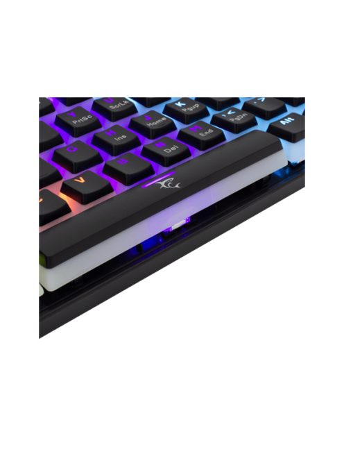 WHITE SHARK GK-2202-2B/BL-US ASHIKO-2/B/BL-US fekete mech.bill. angol, 61 kék kapcs.