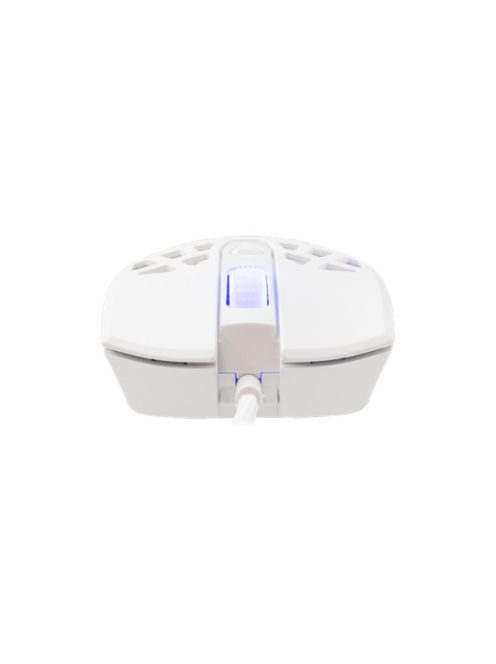 WHITE SHARK GM-5018W CARADOC-B 7D / 7200 dpi fehér RGB gamer egér