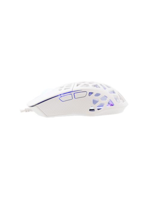 WHITE SHARK GM-5018W CARADOC-B 7D / 7200 dpi fehér RGB gamer egér