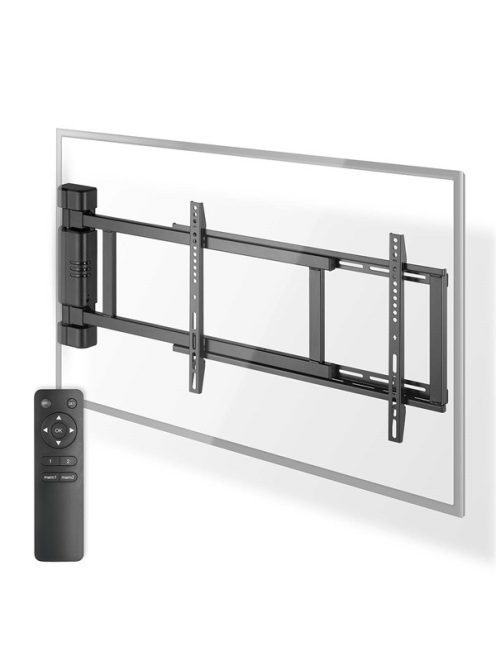 Nedis TVWM5860BK LCD TV / monitot motoros fali tartó konzol, 32-75", max. teherbírás 60 kg, faltáv:56mm, távirányító