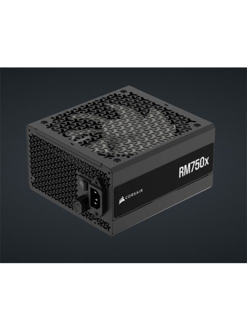 CORSAIR Tápegység Moduláris, RM750x, 750W, ATX 3.1, PCIe 5.1, 14cm, Cybenetics Gold