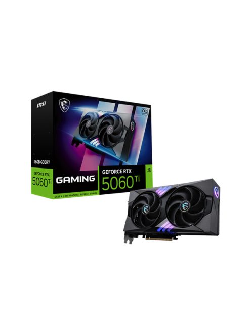 MSI Videokártya PCI-Ex16x nVIDIA RTX 5060 Ti GAMING 16GB DDR7 OC