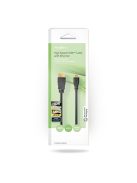Nedis CVGB34700BK20 micro HDMI - HDMI kábel, 4K@30Hz, 10,2 Gbps, 2m