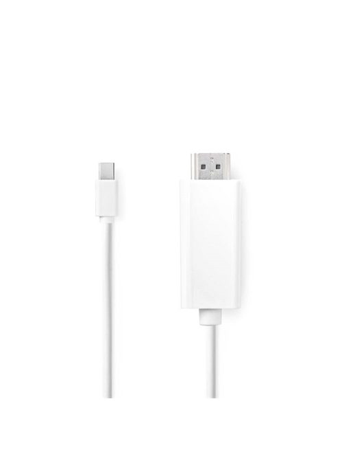 Nedis CCGL37600WT20 mini Displayport1.2 kábel, mini Display port dugó - HDMI dugó, 1080p, 2m