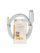 Nedis CCGL37600WT20 mini Displayport1.2 kábel, mini Display port dugó - HDMI dugó, 1080p, 2m