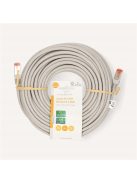 Nedis CCGL85220GY200 UTP / FTP Cat6 patch kábel, RJ45 aranyozott érintkezők, 10/100/1000 Mbit/s, hossz 20m