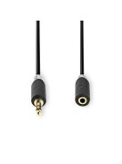 Nedis CABW22050AT20 sztereo audió kábel 3,5mm sztereo jack dugó - 3,5mm sztereo jack aljzat,  2 m