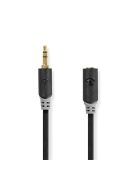 Nedis CABW22050AT20 sztereo audió kábel 3,5mm sztereo jack dugó - 3,5mm sztereo jack aljzat,  2 m