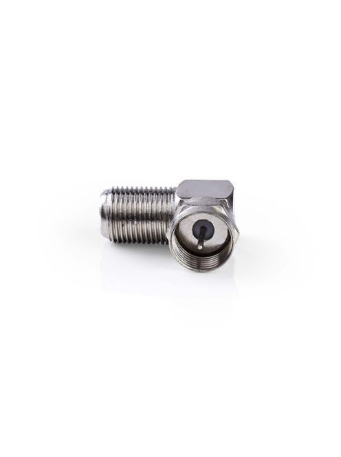 Nedis CSGP41942ME F adapter 90°,  F dugó - F aljzat, 10db/csomag