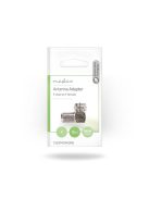 Nedis CSGP41942ME F adapter 90°,  F dugó - F aljzat, 10db/csomag