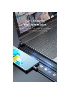 Devia Gracious Series 60W PD Type-C/Type-C adat- és töltőkábel 1m - fekete