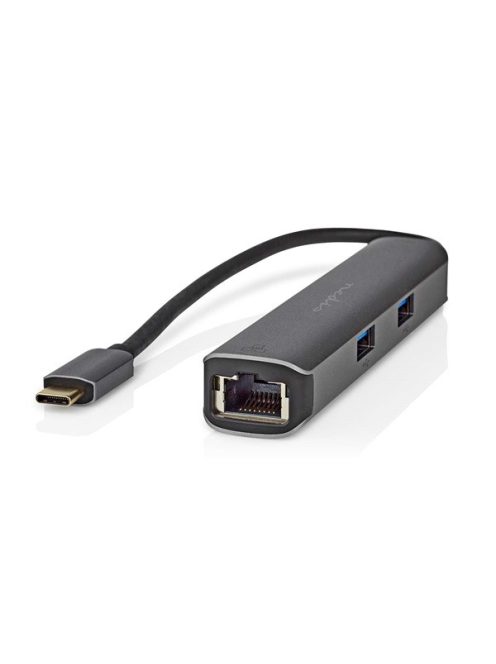 Nedis CCBW64210AT02 USB-C (USB C) dugó - 3x USB, HDMI, RJ45, 5 Gbps
