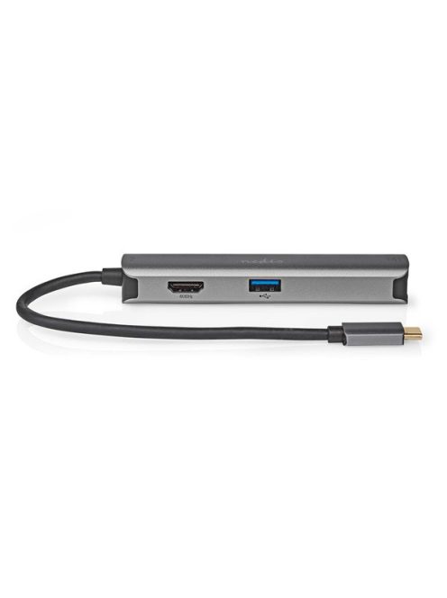 Nedis CCBW64210AT02 USB-C (USB C) dugó - 3x USB, HDMI, RJ45, 5 Gbps